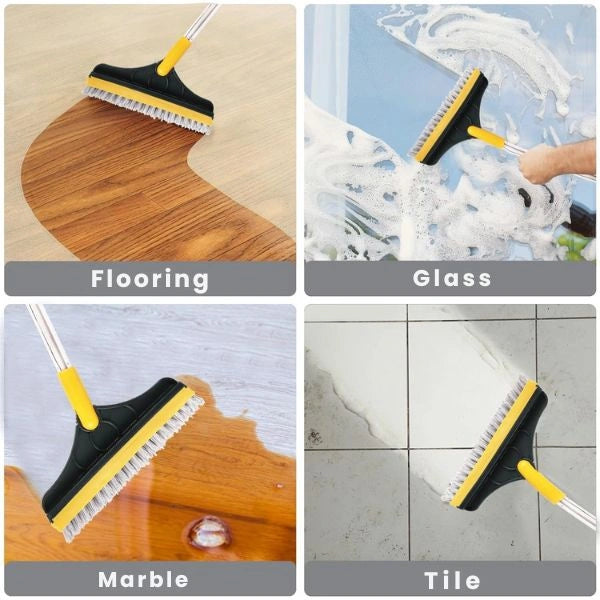 CleanEdge – 2-in-1 Scrubbing Brush | Corner Wiper | Flexible Head