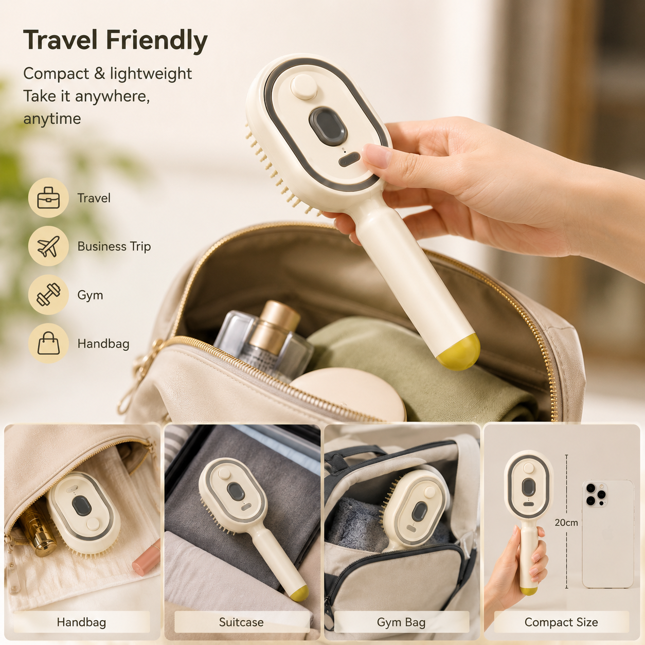 CombMist 5-in-1 Hair Brush
