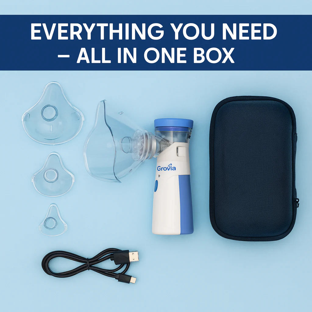 BreatheEase™ – Instant Relief, Anywhere | Silent & Portable Nebulizer