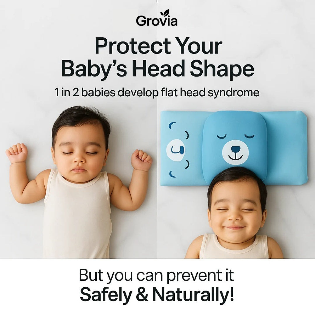 BunnyCloud™ – Baby Head Shaping & Protection Pillow