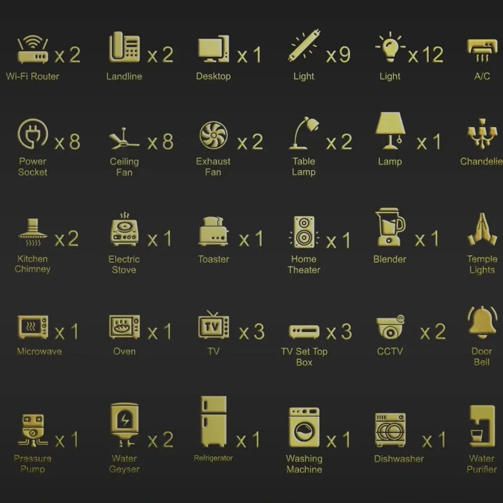 Gold Switch Stickers