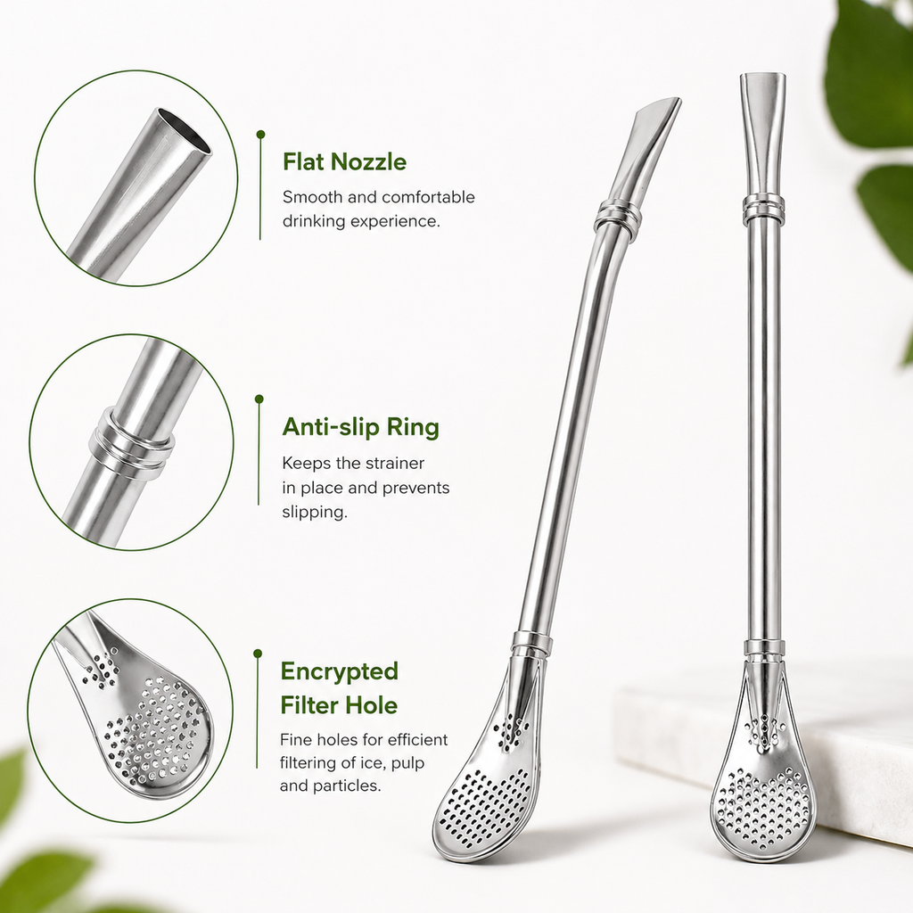 Sip & Strain – 2-in-1 Smart Straw