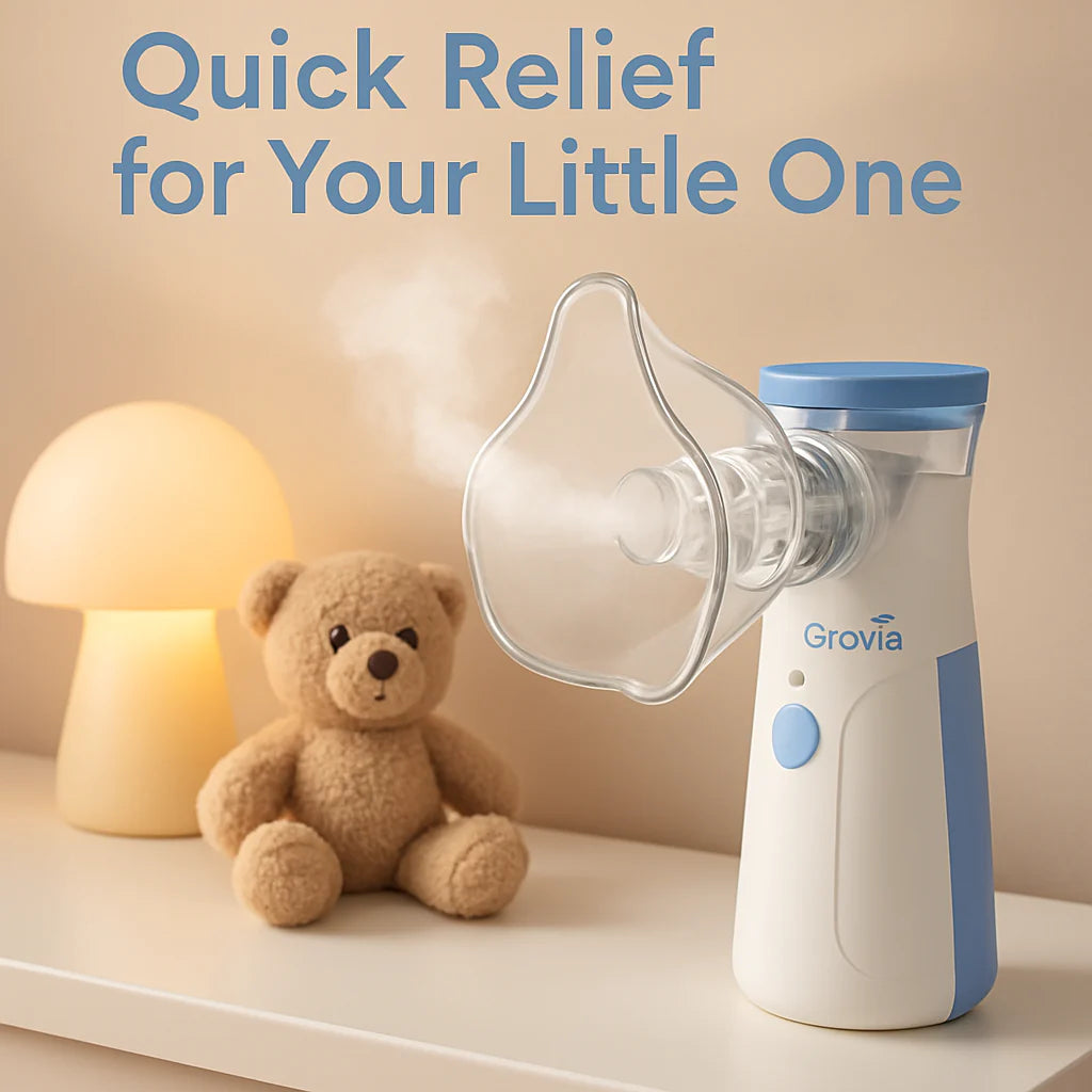 BreatheEase™ – Instant Relief, Anywhere | Silent & Portable Nebulizer
