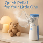 BreatheEase™ – Instant Relief, Anywhere | Silent & Portable Nebulizer