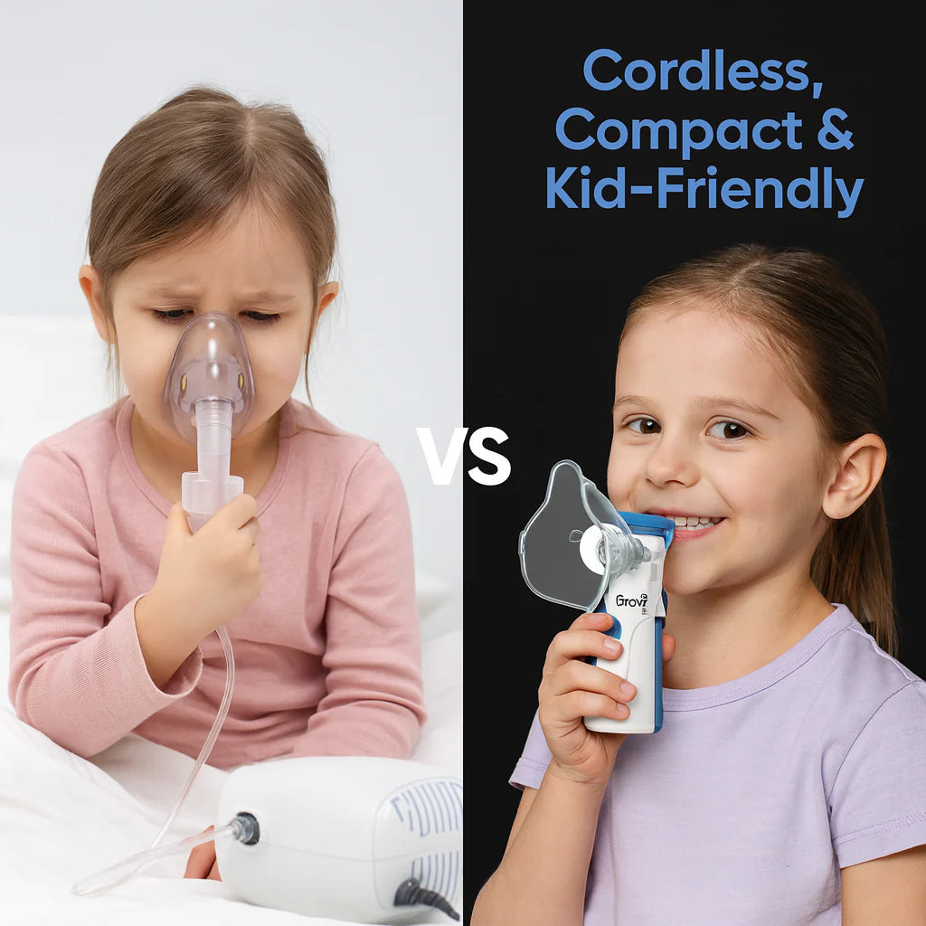BreatheEase™ – Instant Relief, Anywhere | Silent & Portable Nebulizer