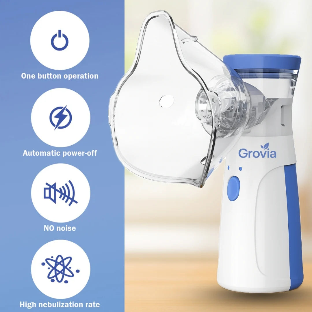 BreatheEase™ – Instant Relief, Anywhere | Silent & Portable Nebulizer