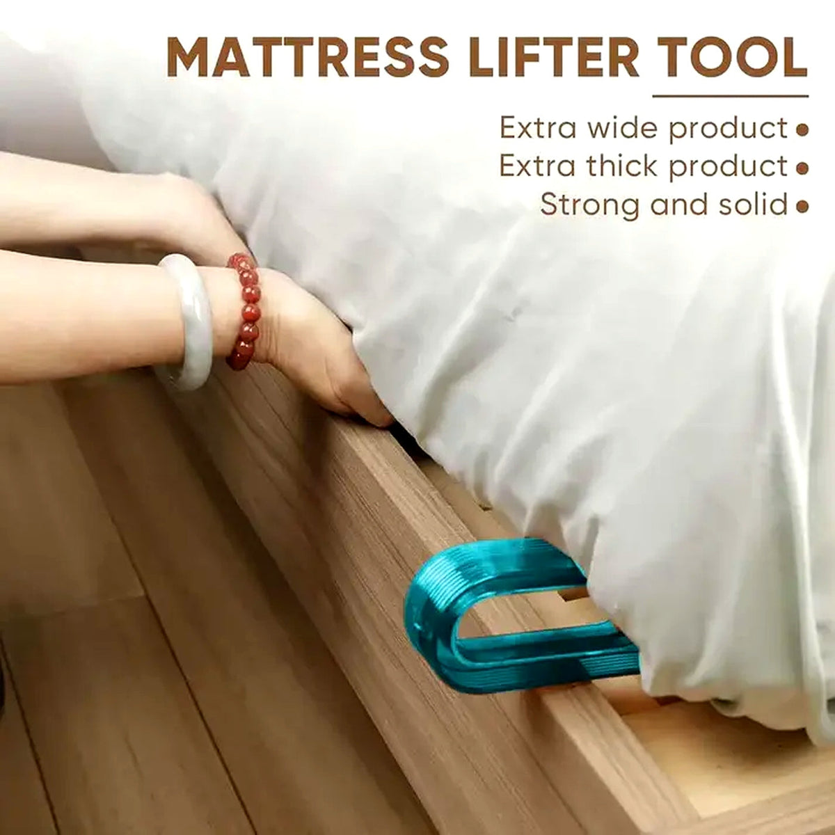 BedEase Pro | 2-in-1 Mattress Lifter & Bedsheet Tucking Tool