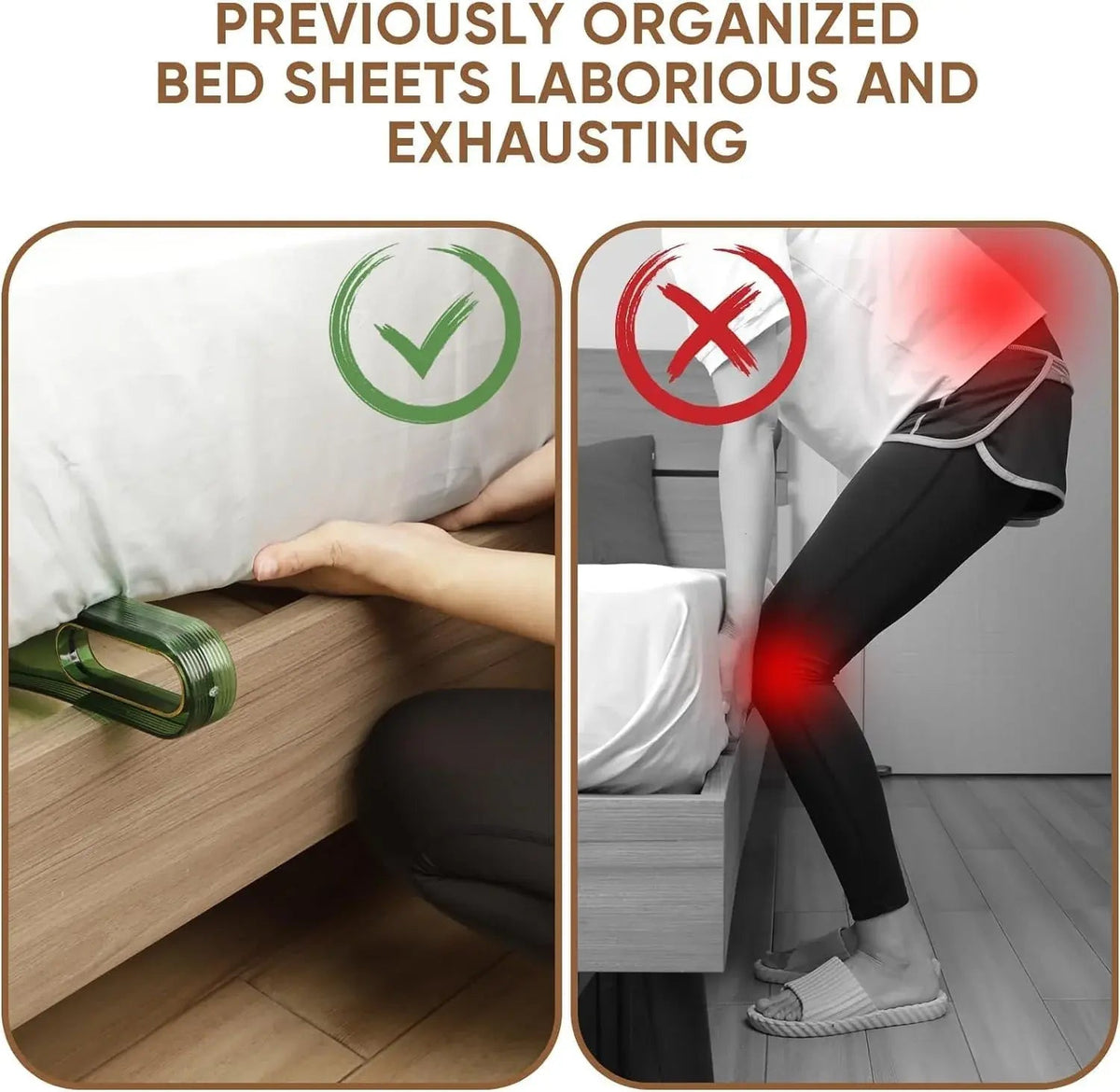 BedEase Pro | 2-in-1 Mattress Lifter & Bedsheet Tucking Tool