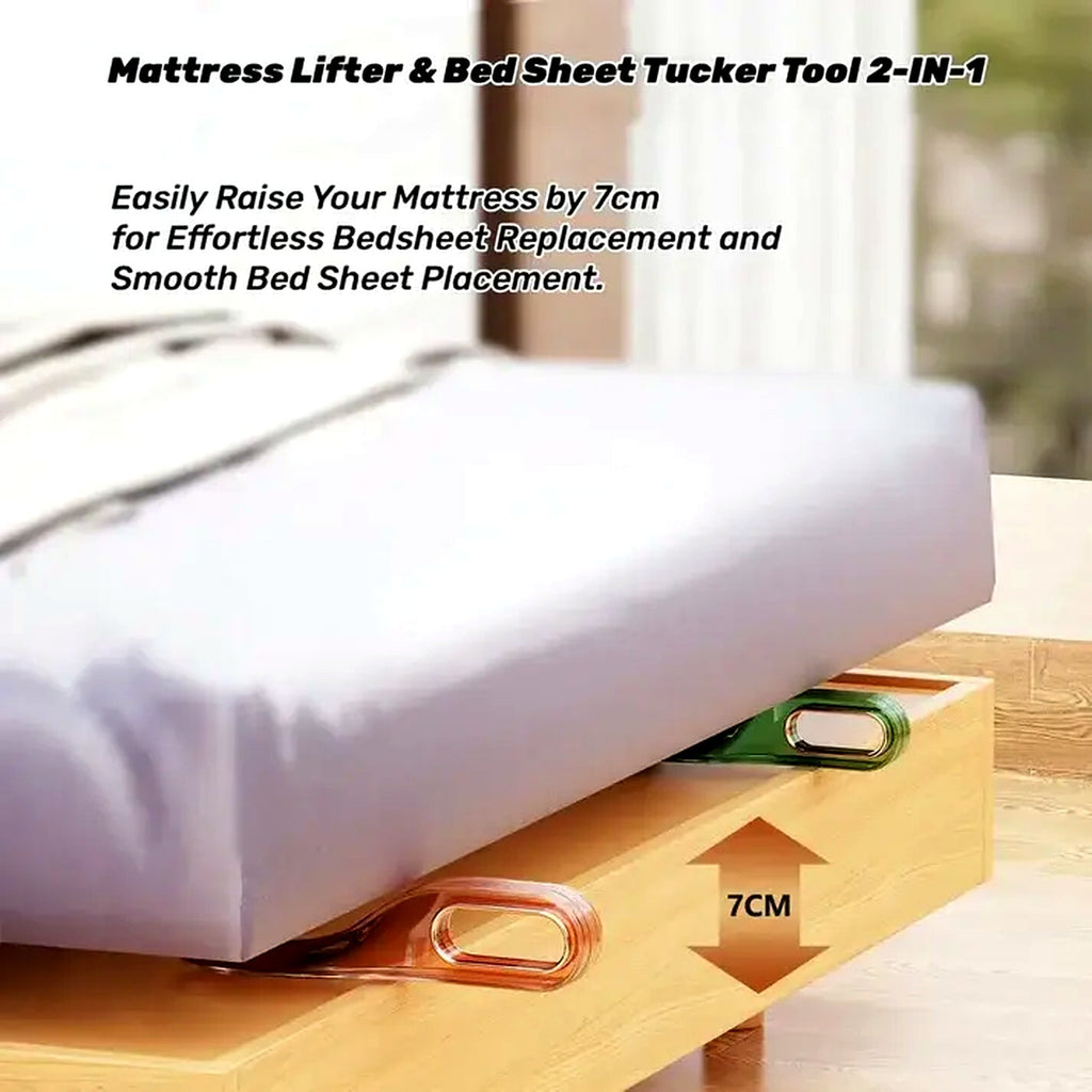 BedEase Pro | 2-in-1 Mattress Lifter & Bedsheet Tucking Tool