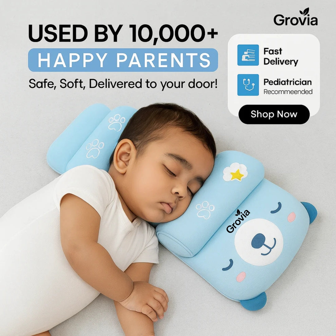 BunnyCloud – Baby Head Shaping & Protection Pillow