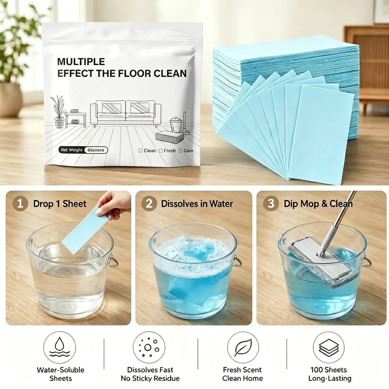 Clean Ease - Floor Cleaning Sheets