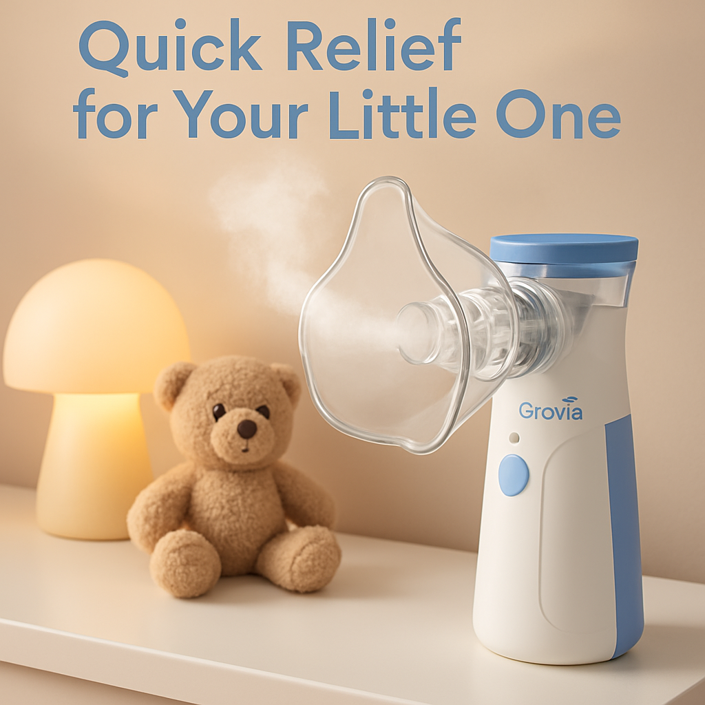 BreatheEase – Silent & Portable Nebulizer
