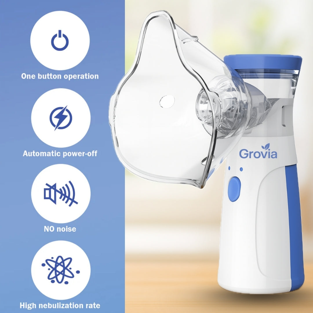 BreatheEase – Silent & Portable Nebulizer