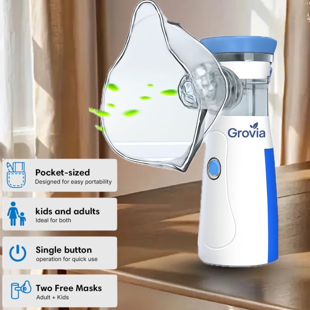 BreatheEase – Silent & Portable Nebulizer