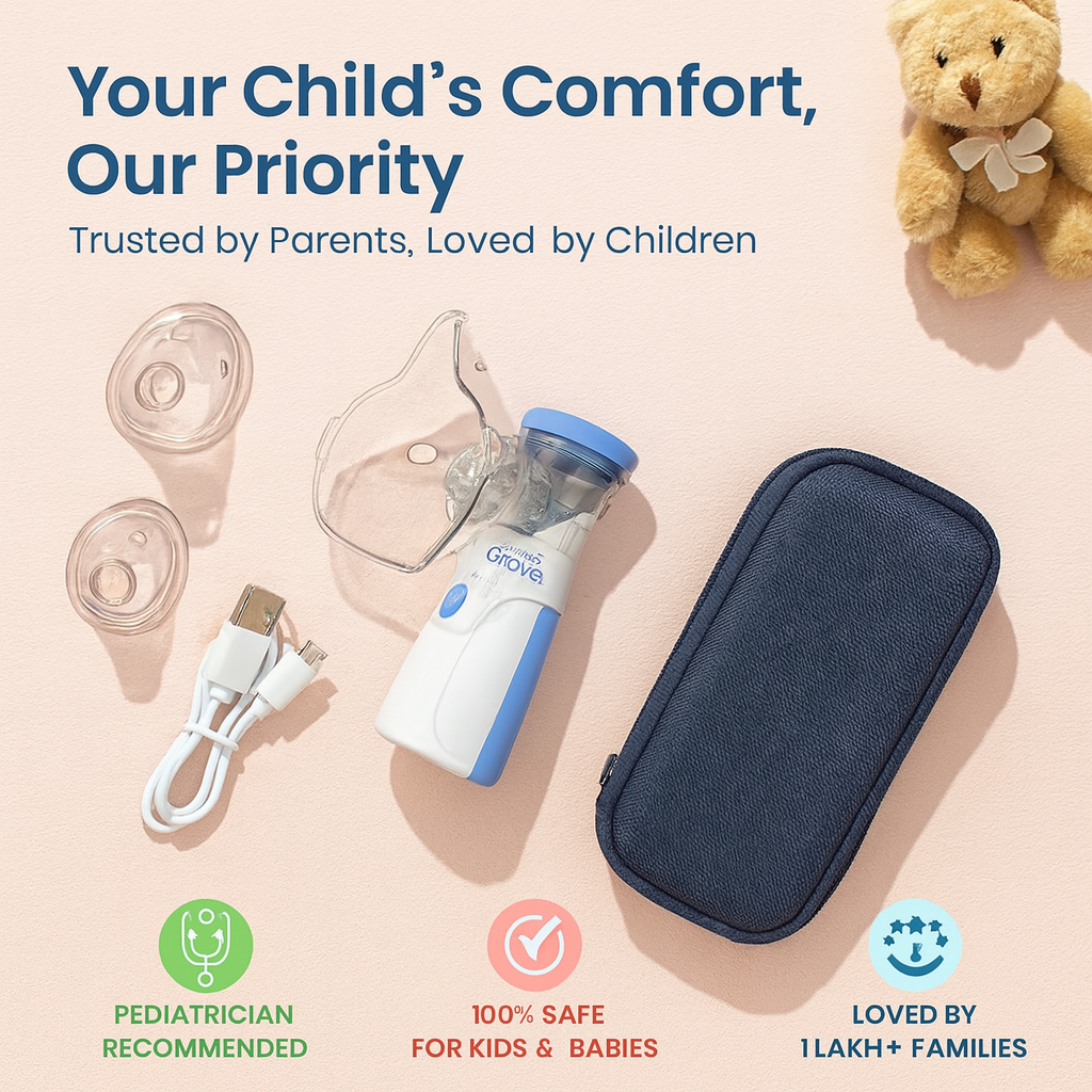 BreatheEase – Silent & Portable Nebulizer