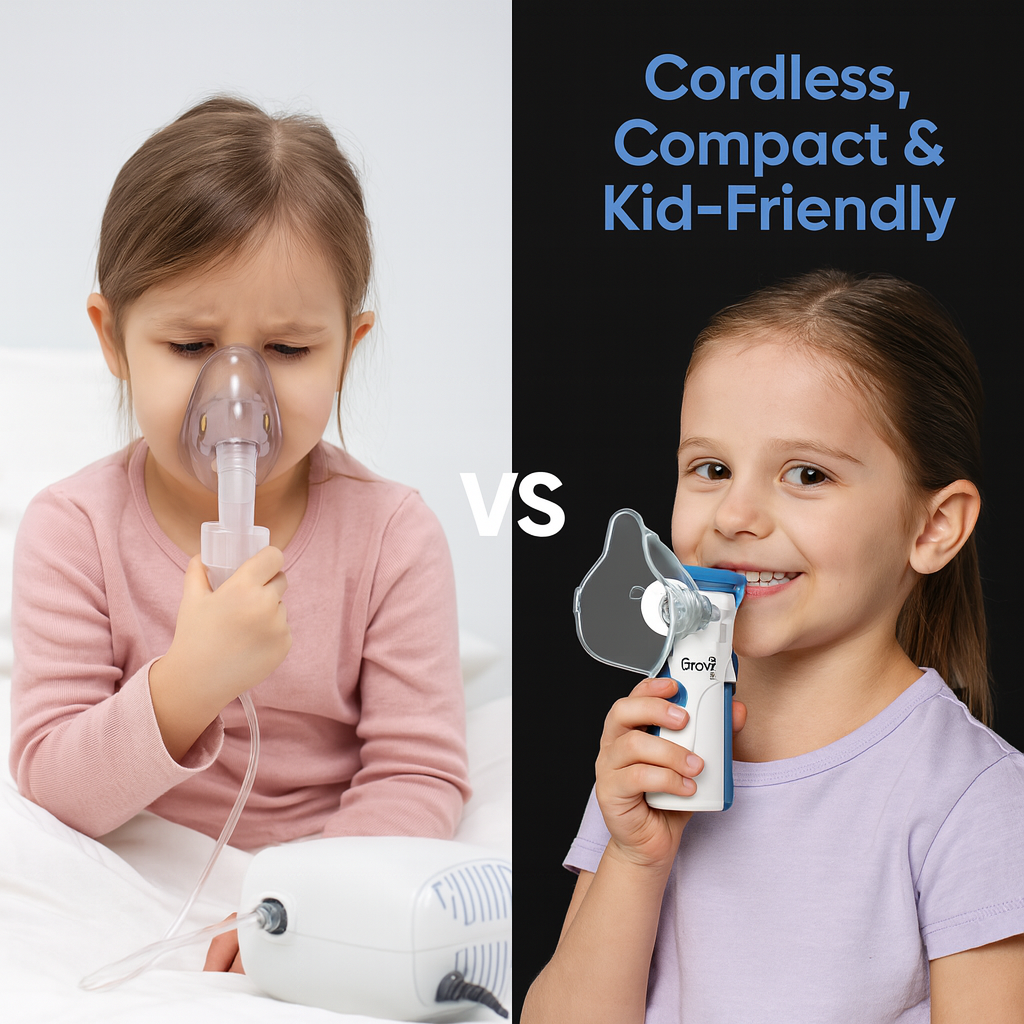 BreatheEase – Silent & Portable Nebulizer