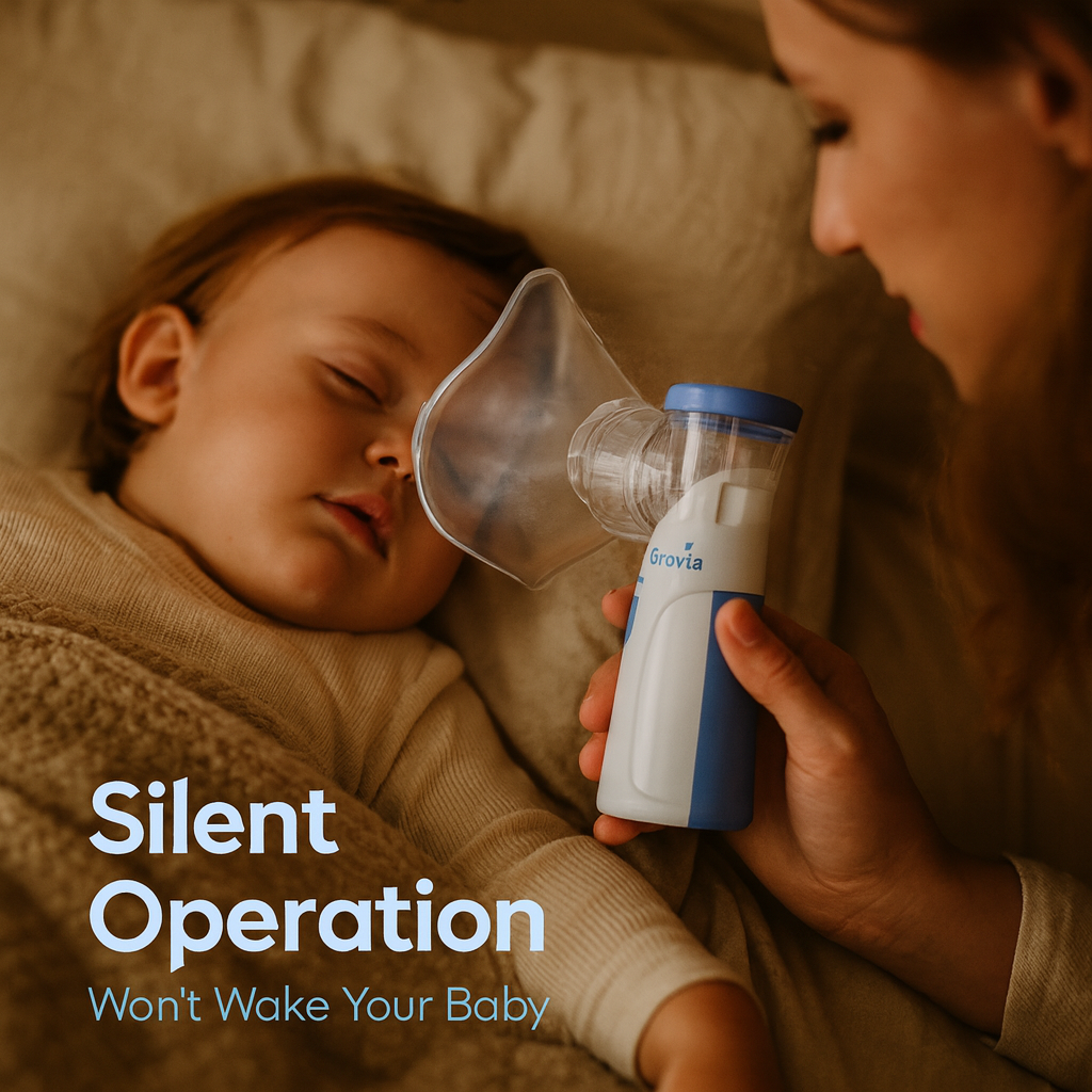 BreatheEase – Silent & Portable Nebulizer