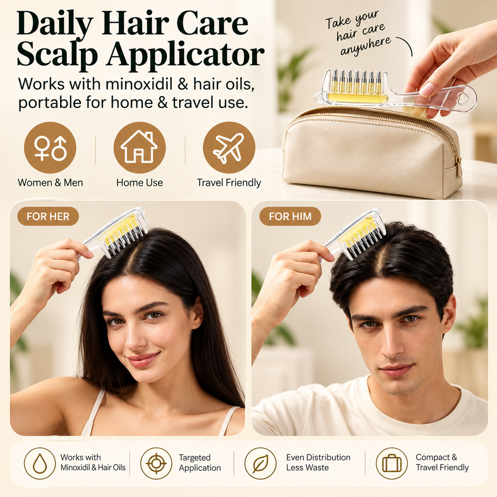 ScalpEase - Scalp Oil Applicator Comb