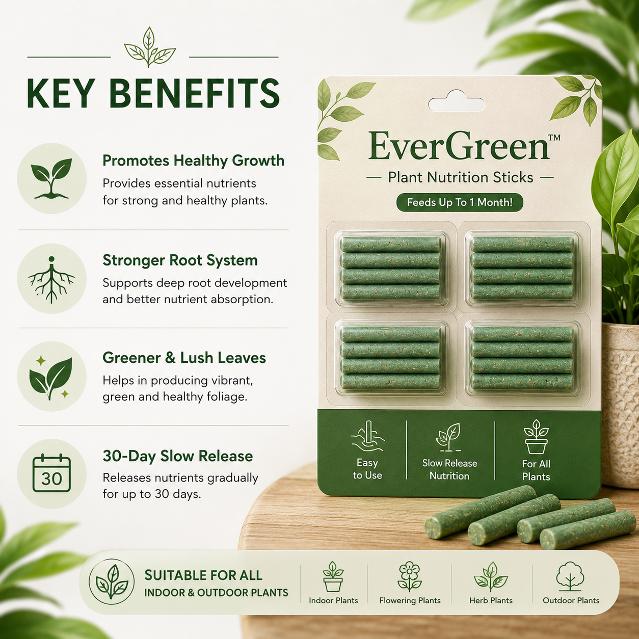 EverGreen Plant Nutrition Sticks