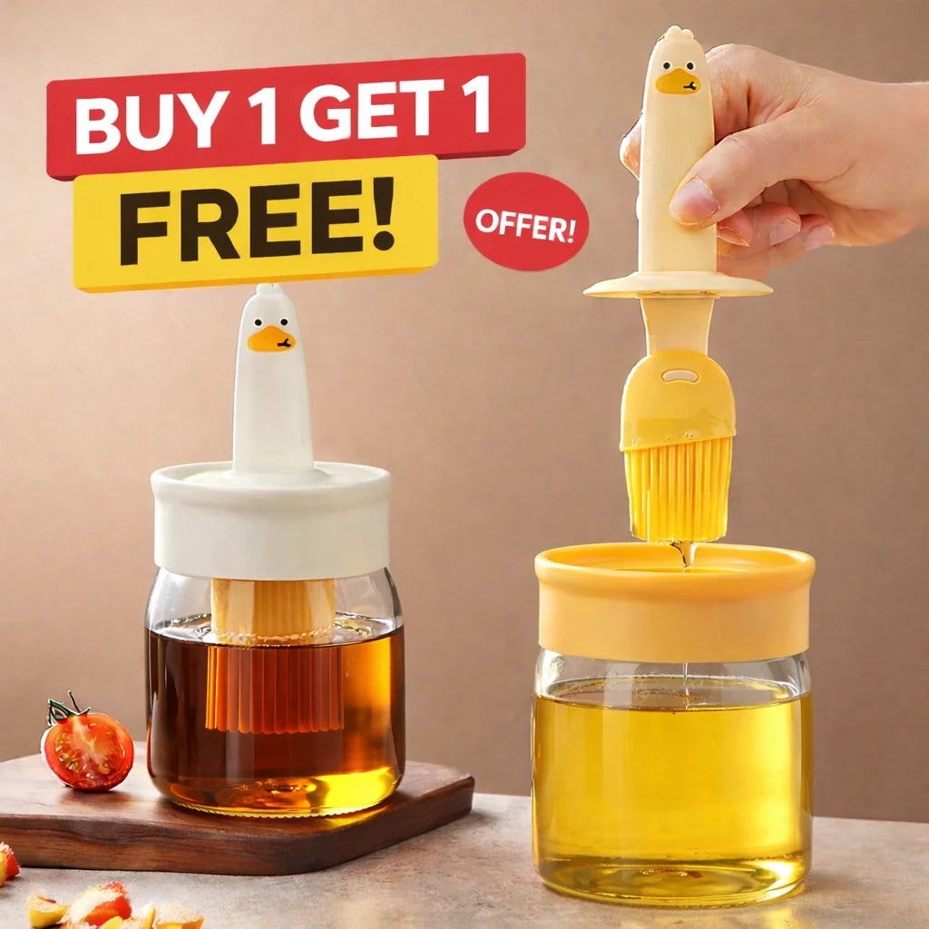 DuckDrop - Oil Dispenser with Silicone Brush
