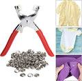 Heavy Duty Snap Button Fastener Plier Tool Kit