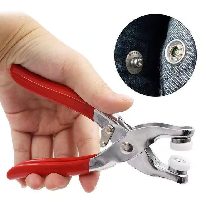 Heavy Duty Snap Button Fastener Plier Tool Kit