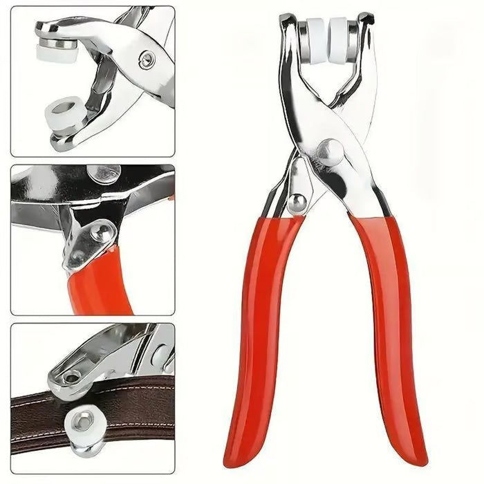 Heavy Duty Snap Button Fastener Plier Tool Kit