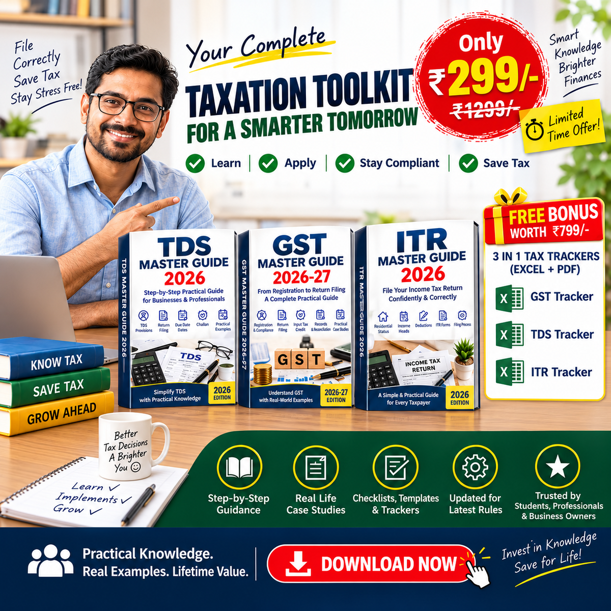 GST + TDS + ITR MASTER TOOLKIT 2026