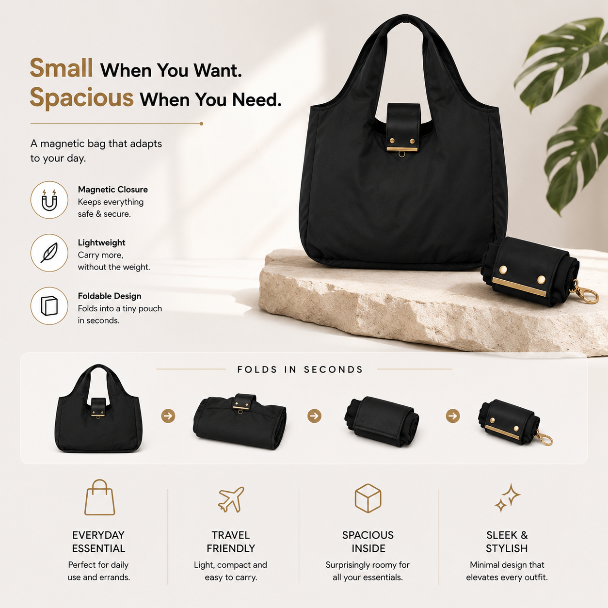 UrbanFold - Foldable Tote Bag