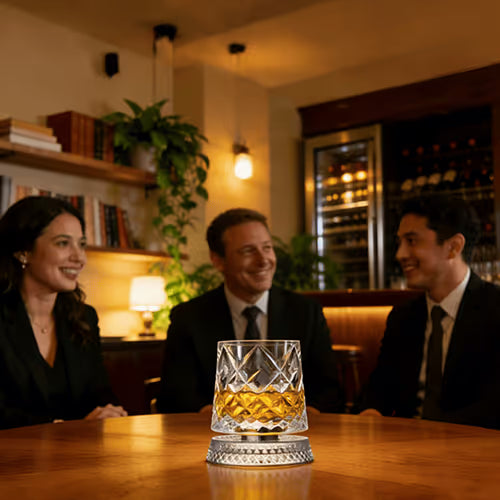 TwistSip-Rotating Whiskey Glass