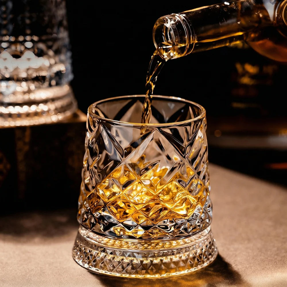 TwistSip-Rotating Whiskey Glass