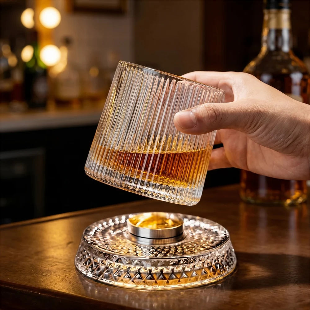 TwistSip-Rotating Whiskey Glass