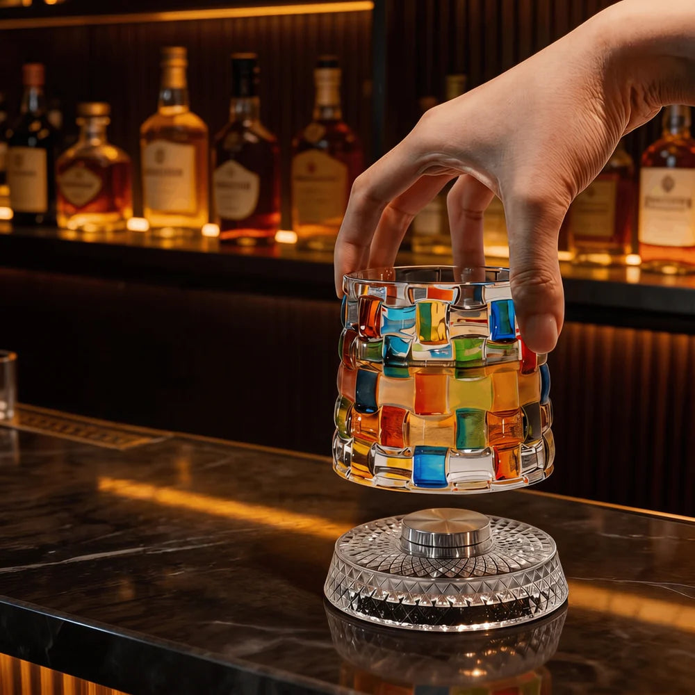 TwistSip-Rotating Whiskey Glass