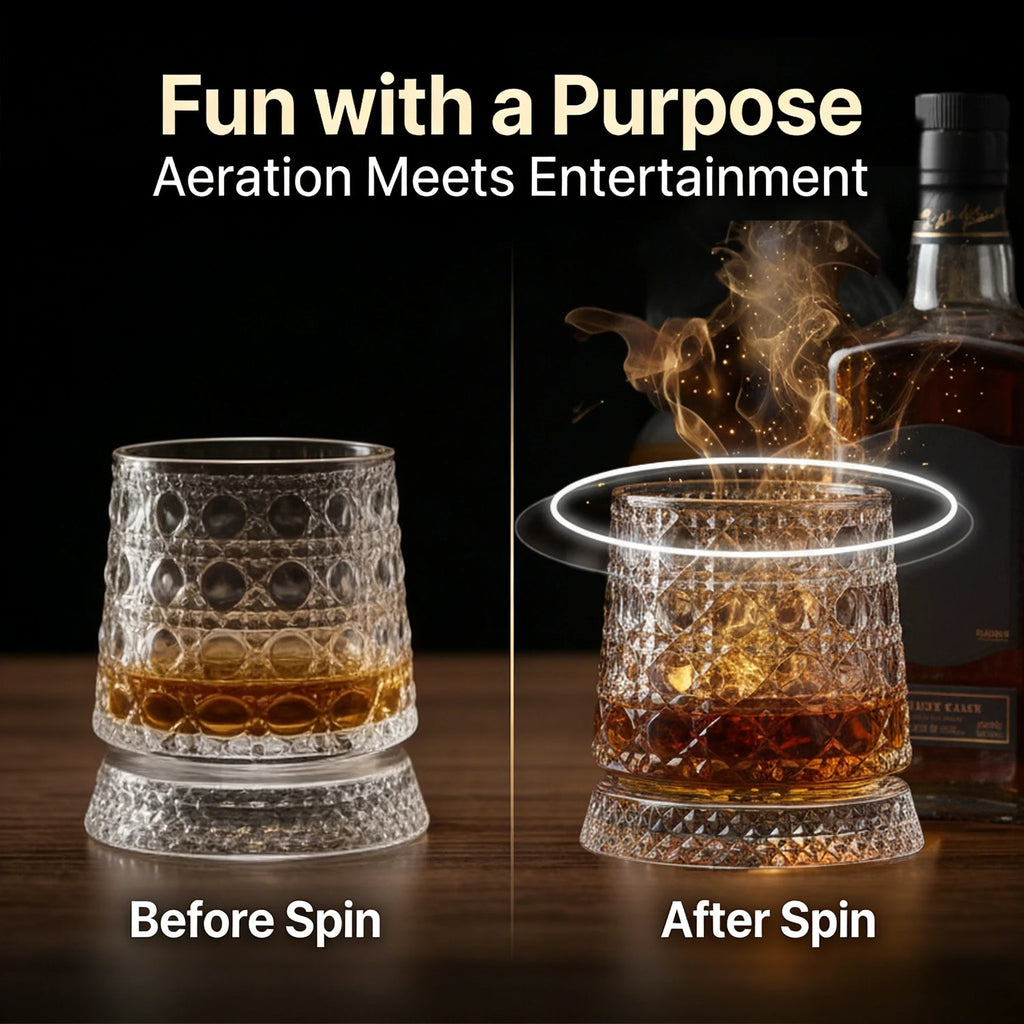 TwistSip-Rotating Whiskey Glass