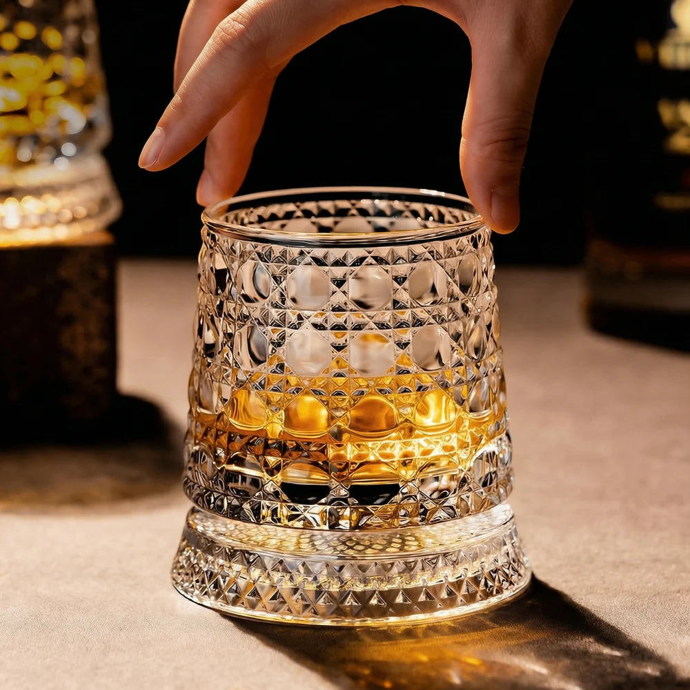TwistSip-Rotating Whiskey Glass