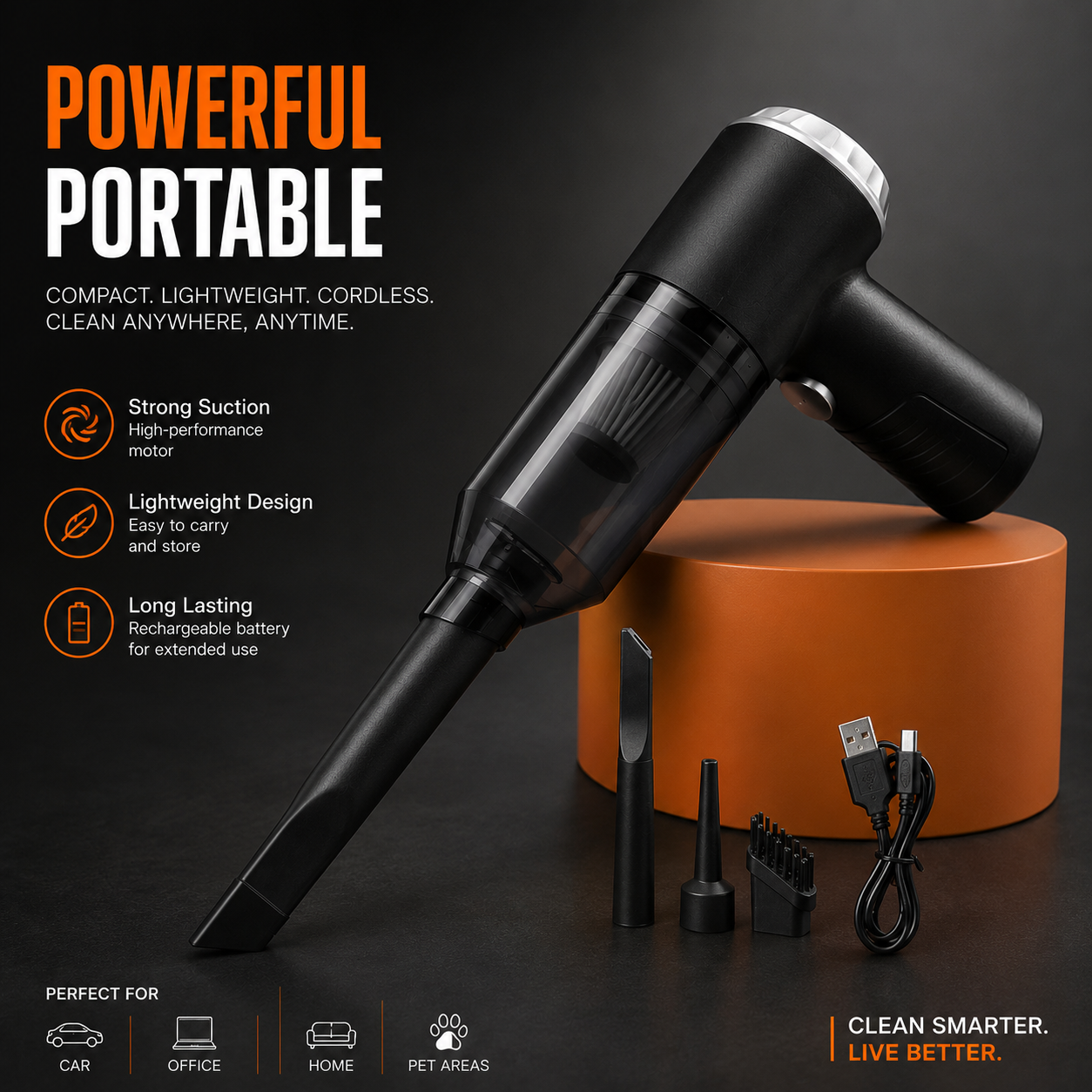AirPro - Portable Vacuum Cleaner