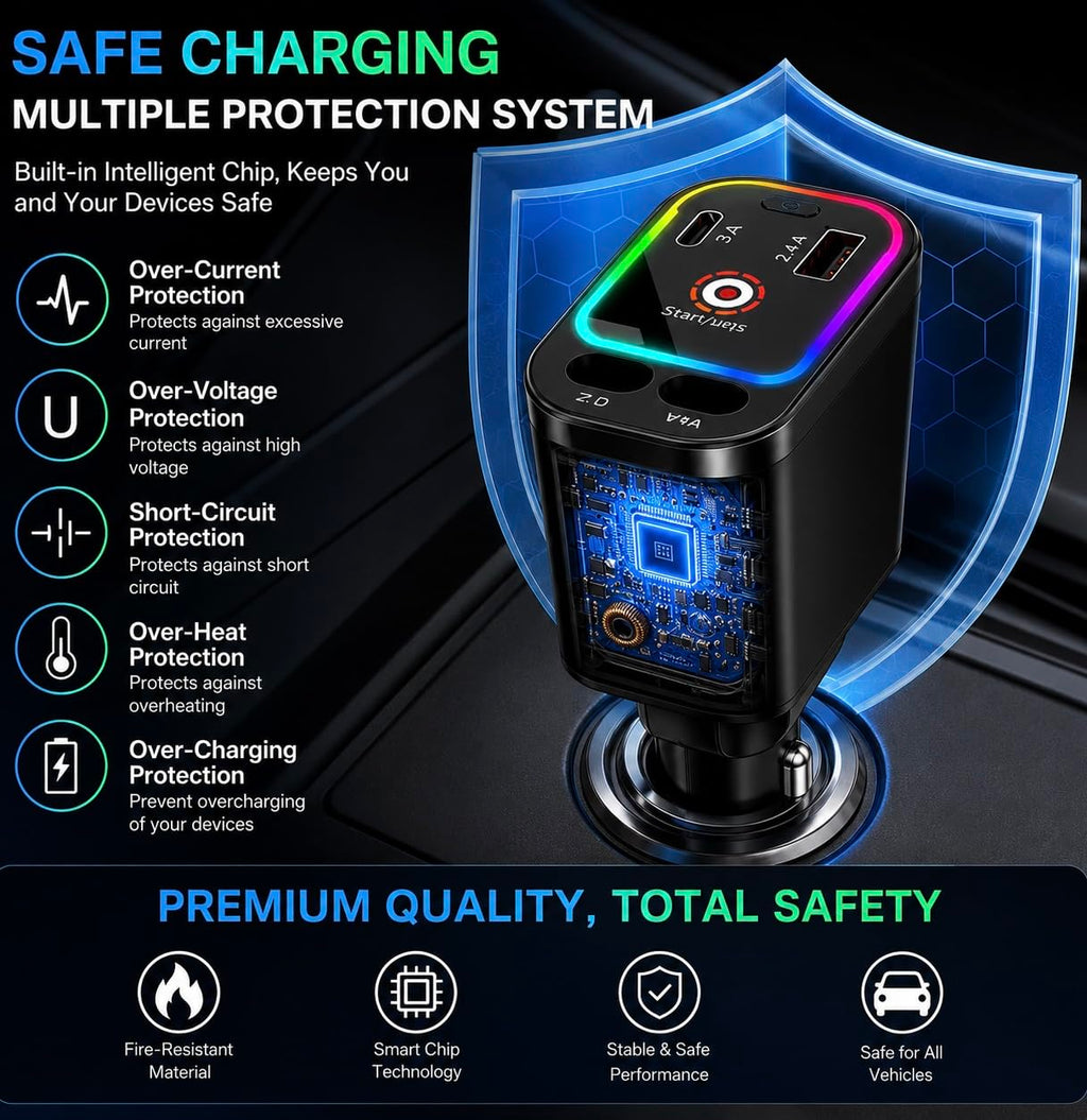 ChargeMate 4 in 1 Car Charger