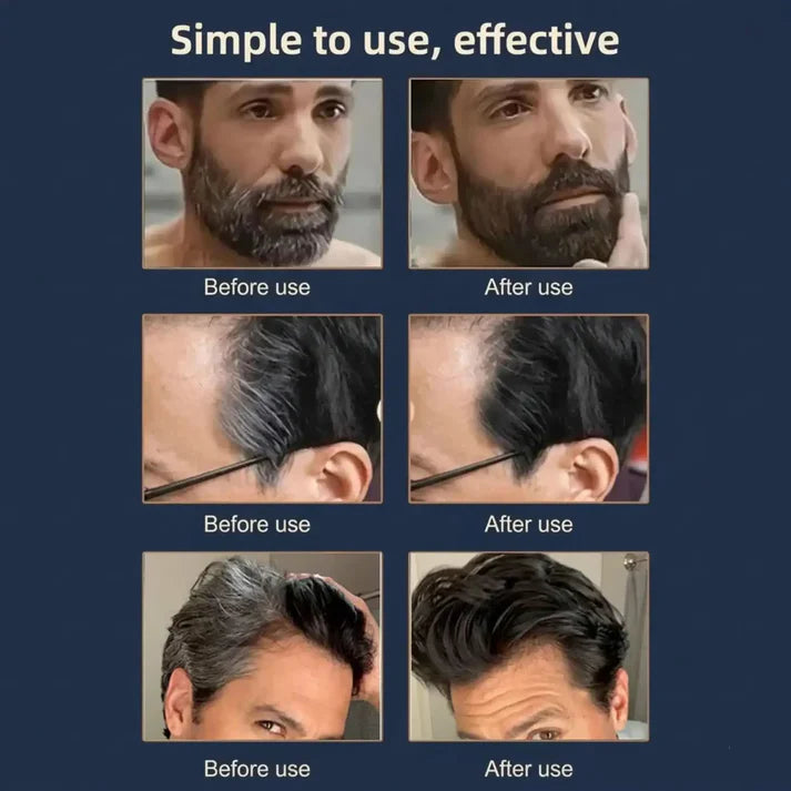 MaxLuk - 2 in 1 Water And Sweat Proof Hair Comb Dye for Men & Women
