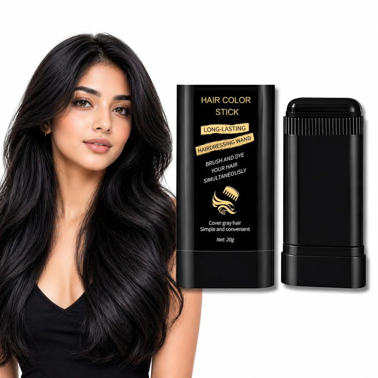 MaxLuk - 2 in 1 Water And Sweat Proof Hair Comb Dye for Men & Women