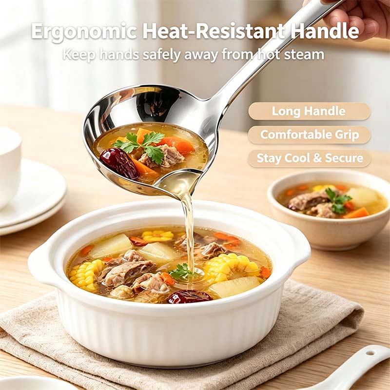 ChefFlow – Stainless Steel Oil Separator Ladle