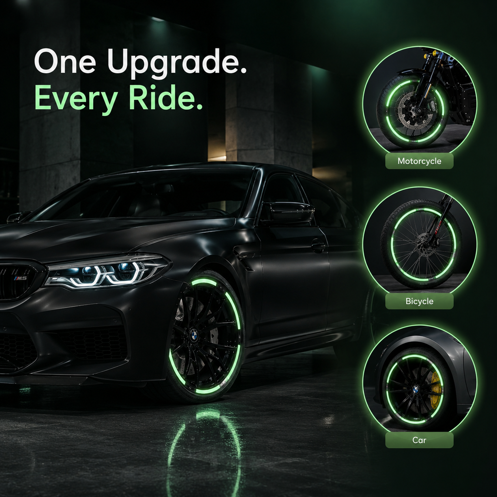 Rim Flare - Reflective Wheel Rim Stickers
